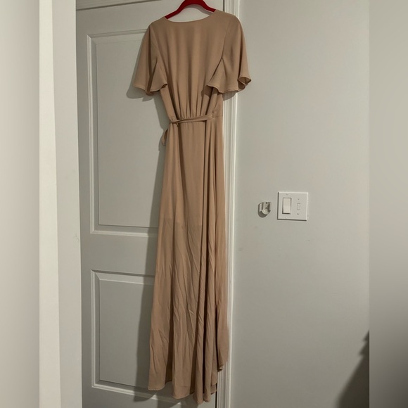 Show Me Your MuMu Dusty Pink Wrap Maxi Dress - Picture 4 of 7